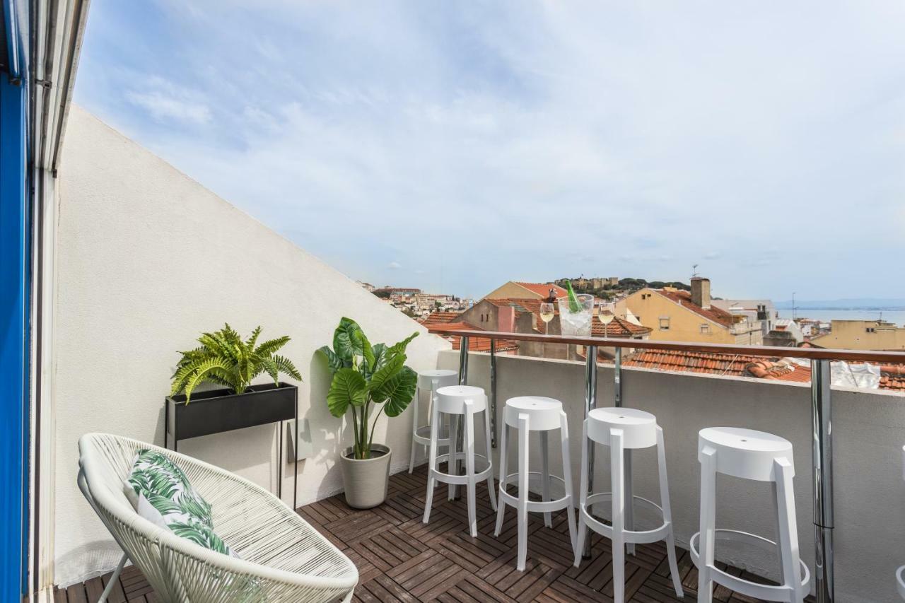 Rossio Penthouse Three-Bedroom Apartment W/ River View And Parking - By Lu Holidays Lisbona Esterno foto